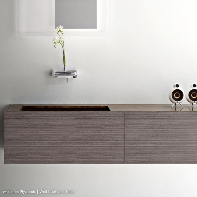 world class laminate inc plywood series  - wall cabinet in safari